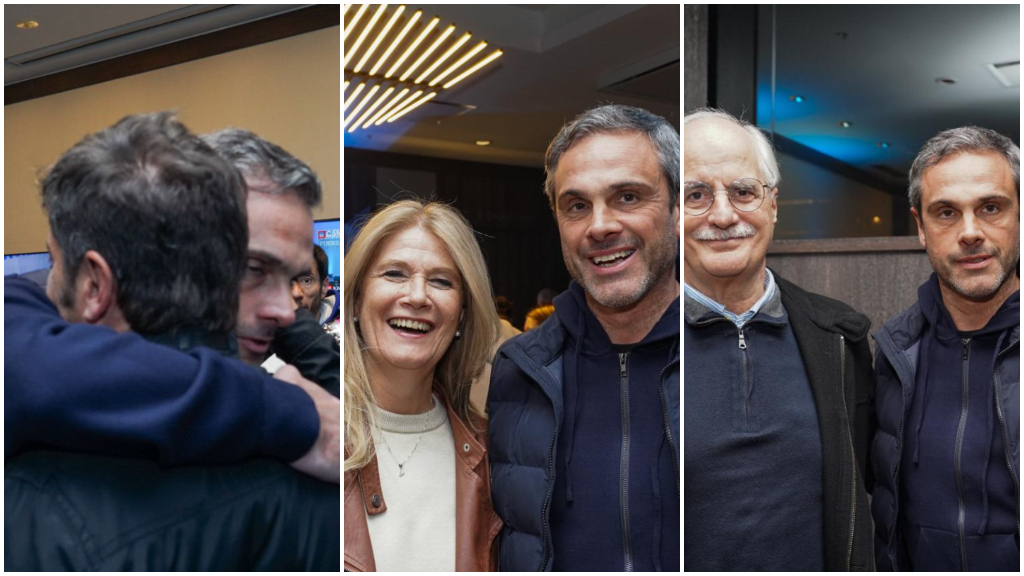 Michel fue a festejar con Axel