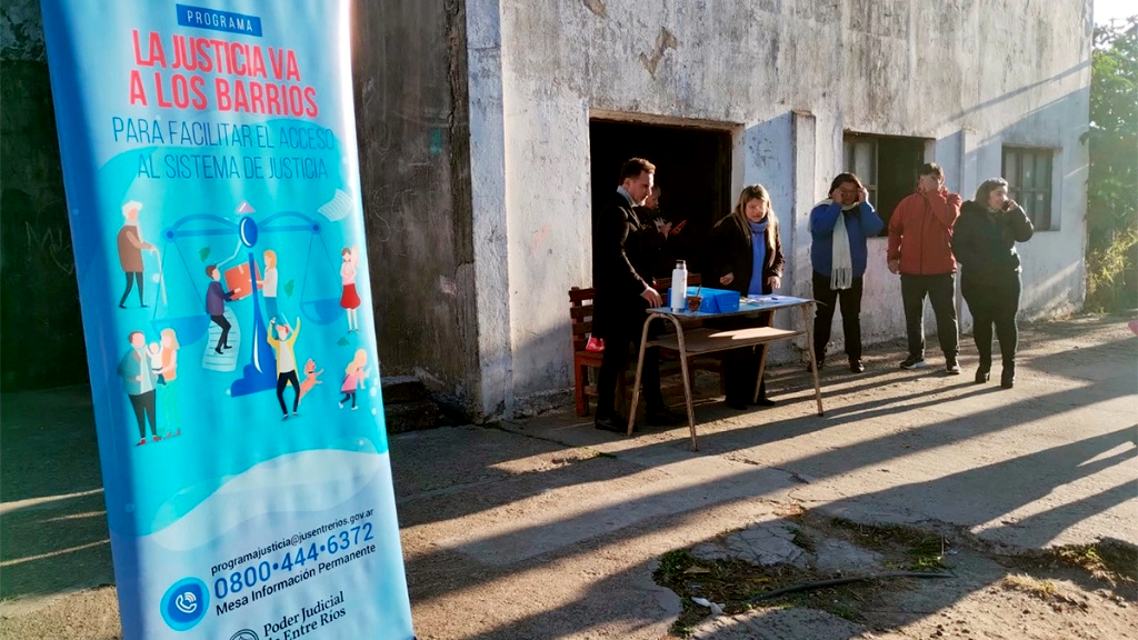 La Justicia va a los Barrios llega al departamento Uruguay con asesoramiento gratuito