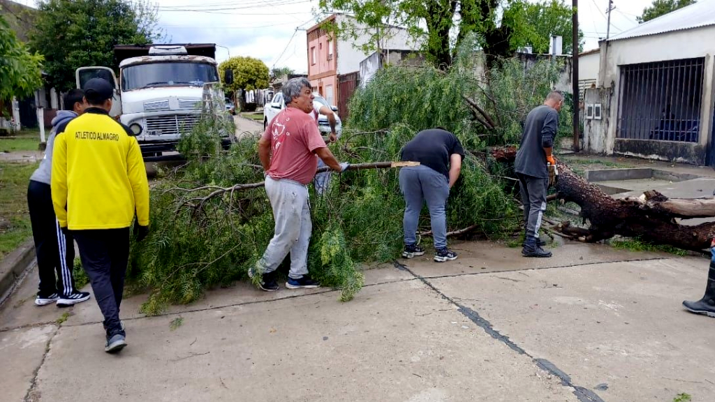 Operativo de emergencia tras temporal