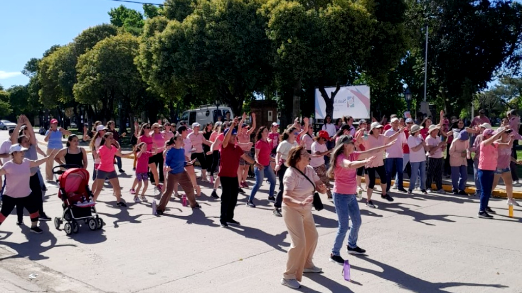 Marcharon por la vida en rosa