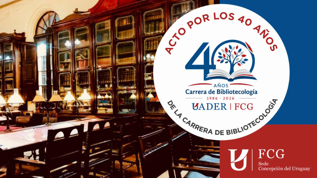 UADER: Bibliotecología celebra 40 años de trayectoria