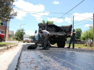 Pavimentación de nueve cuadras