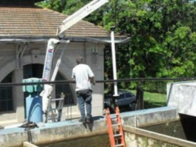 Llega maquinaria en el marco del Plan Maestro de Agua