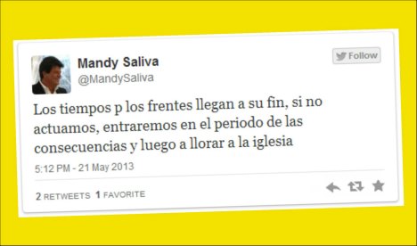 Saliva advirtió que el tiempo para alianzas termina