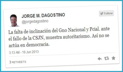 D´Agostino criticó que el Gobierno 