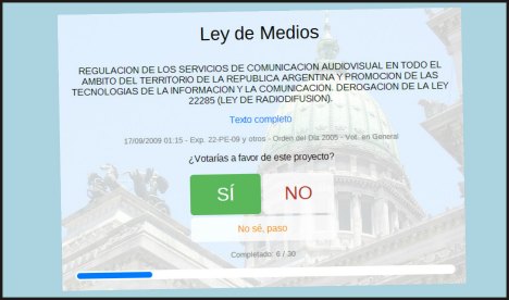 Una web, mediante preguntas, le contesta a los usuarios el partido que mejor los representa