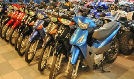 Unas 17 motos por día se vendieron en Concepción del Uruguay en los primeros 7 meses del año
