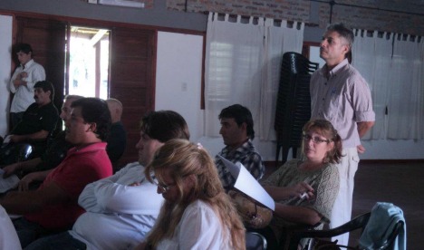 Barberán y Miletich en el encuentro de concejales del Frente Entrerriano Federal