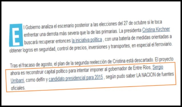 Urribarri, el delfín de CFK y su candidato a la Presidencia en el 2015, según La Nación