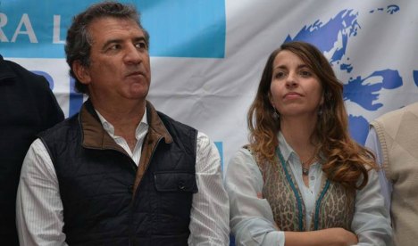 Sergio Urribarri y Laura Stratta | Imagen: Stratta