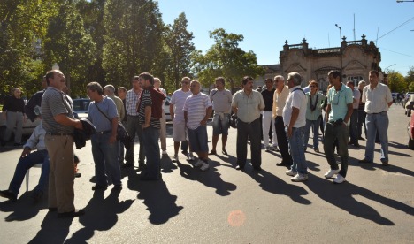 Paro y movilización de la Asociación de Obreros y Empleados Municipales (AOEM) - Imagen: Babel. Clara Chauvin