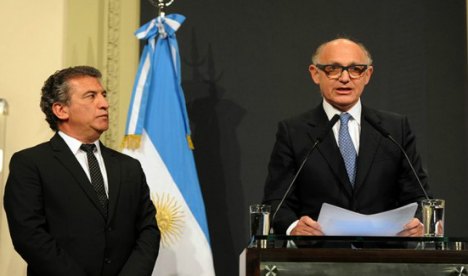 Sergio Urribarri y Héctor Timerman | Imagen: Cancillería Argentina