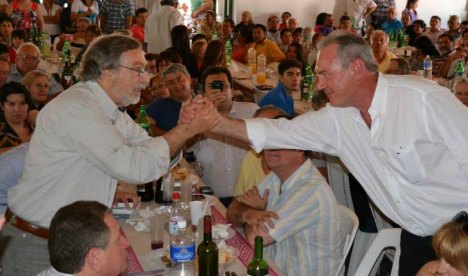 Brandoni apuntaló a Benedetti en su carrera por la senaduría