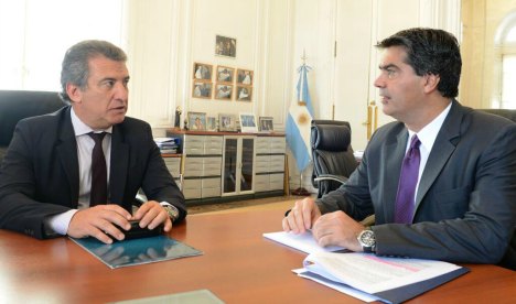 Sergio Urribarri y Jorge Capitanich | Imagen: prensa jefatura de Gabinete