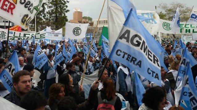 Agmer, en rechazo a la propuesta salarial, lanzó un paro por otras 72 horas