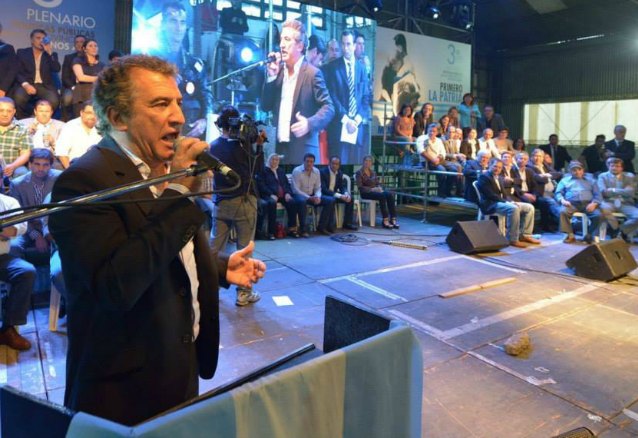 Sergio Urribarri, precandidato a Presidente