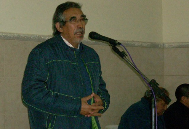 Cholo Aguirre en la mesa ejecutiva del Movimiento Yrigoyenista Entrerriano