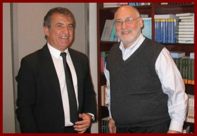 Urribarri con Stiglitz en Nueva York