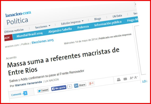 La prensa capitalina da cuenta del pase de Saliva al Fuertismo