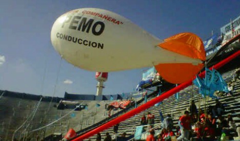 El Pemo Guastavino, senador nacional por el FPV, estuvo presente en los aires porteños | Imagen: Facebook