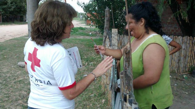 Cruz Roja salió a prevenir la Chikunguña