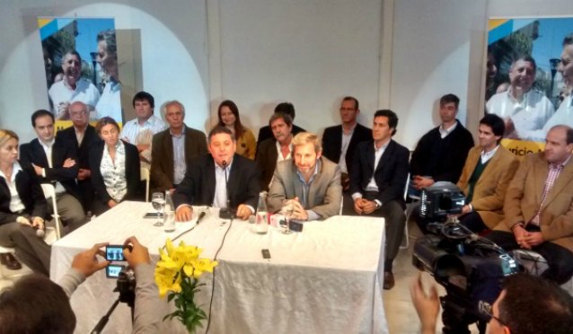 De Ángeli lanzó su precandidatura en una conferencia de prensa