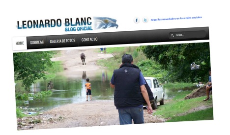 Política e internet: Blanc lanzó su web