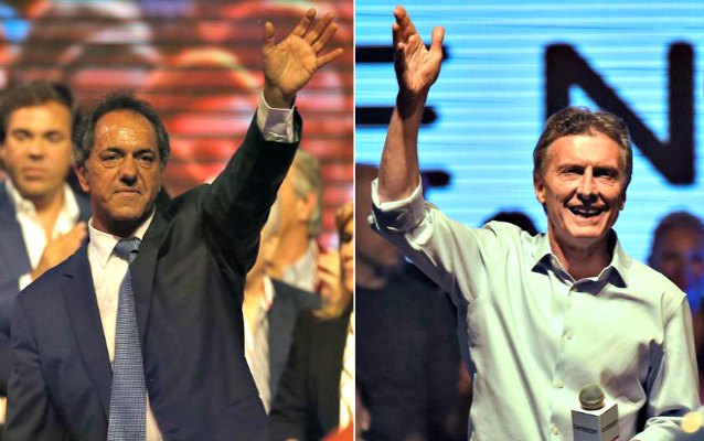 Scioli y Macri a segunda vuelta