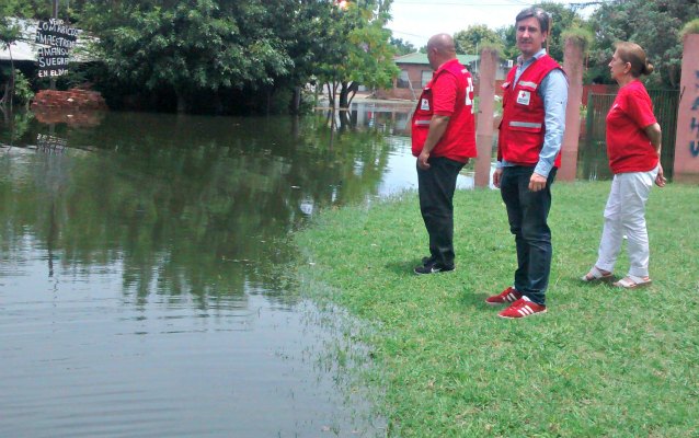 El Presidente de la Cruz Roja Argentina recorrió Concepción del Uruguay