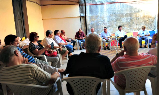 Ex Botnia: De Ángeli y Mattiauda con los asambleístas de Gualeguaychú