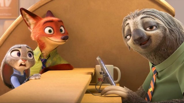 Zootopia, una peli de dibus, y Deadpool, una de super héroe en el cine