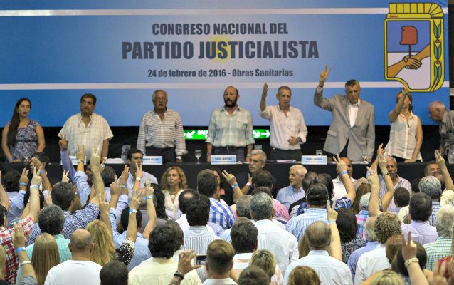 El PJ quedó unido tras su congreso nacional y va rumbo a una lista de consenso tras Gioga