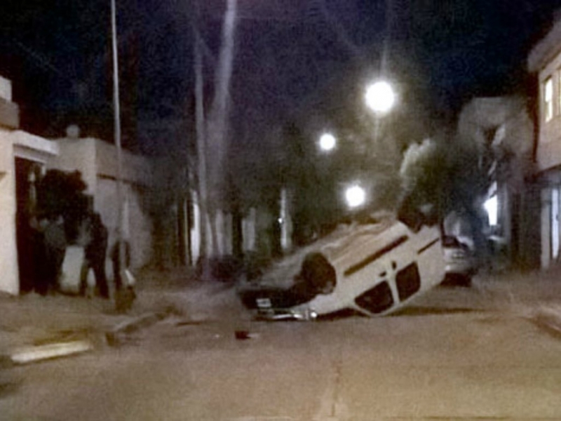 Accidente de tránsito en zona portuaria