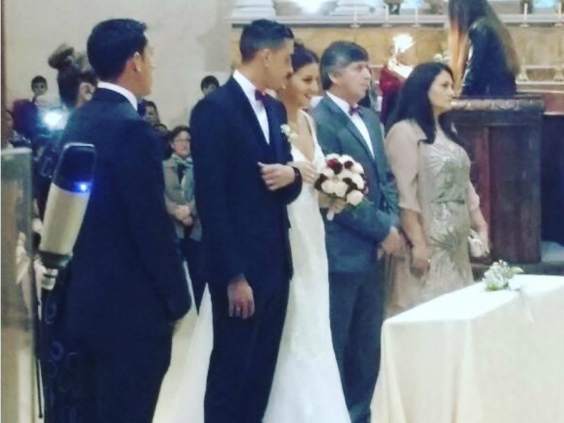 Se casó Funes Mori y Rocío Díaz