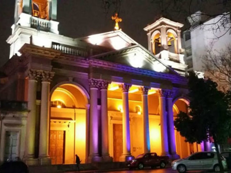 La Basílica ya luce su nueva iluminación
