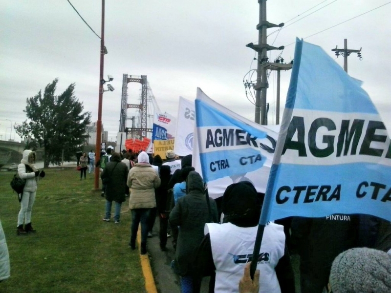 La Marcha Federal pasó por Entre Ríos: “Marchamos en rechazo a un proyecto de país de exclusión”