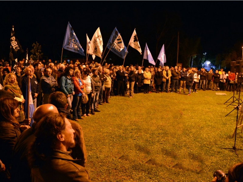 Una multitud homenajeó a Néstor Kirchner