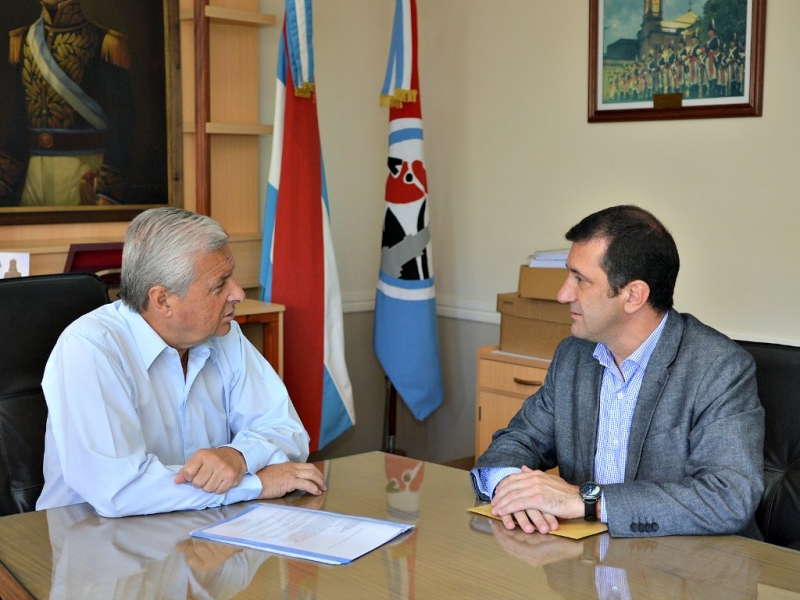 Lauritto recibió a Kueider