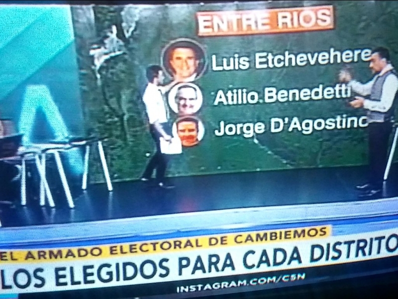 Etchevere, Benedetti y D´Agostino ¿los candidatos de Cambiemos?