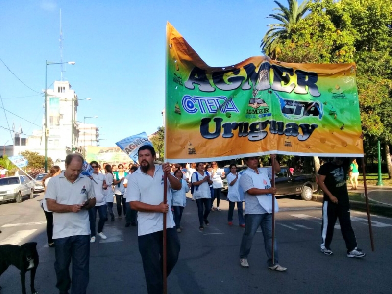 Martes de movilización de Agmer en Concepción