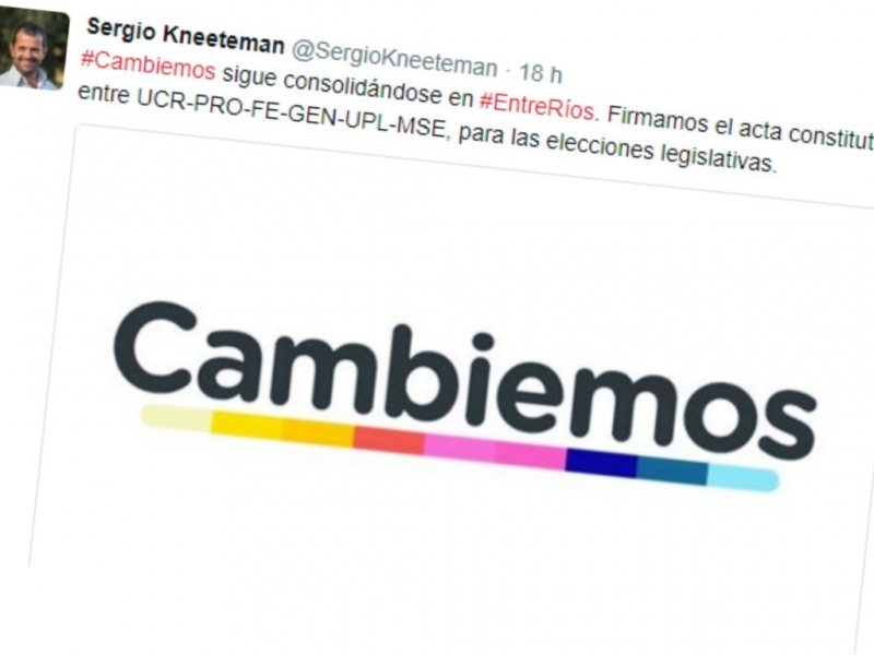 Cambiemos va a las urnas con el mismo nombre